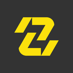 Letter Z logo. Icon design. Template elements. Geometric abstract logos 