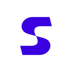 Letter S logo. Icon design. Template elements. Geometric abstract logos 