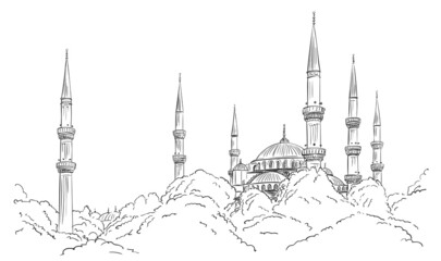 Blue Mosque © art_of_line