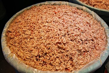 한국에서소금에절여음식을저장했다가먹는염장음식입니다