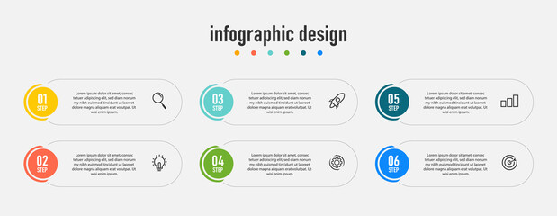 Presentation business infographic design elegant professional template with 4 step
