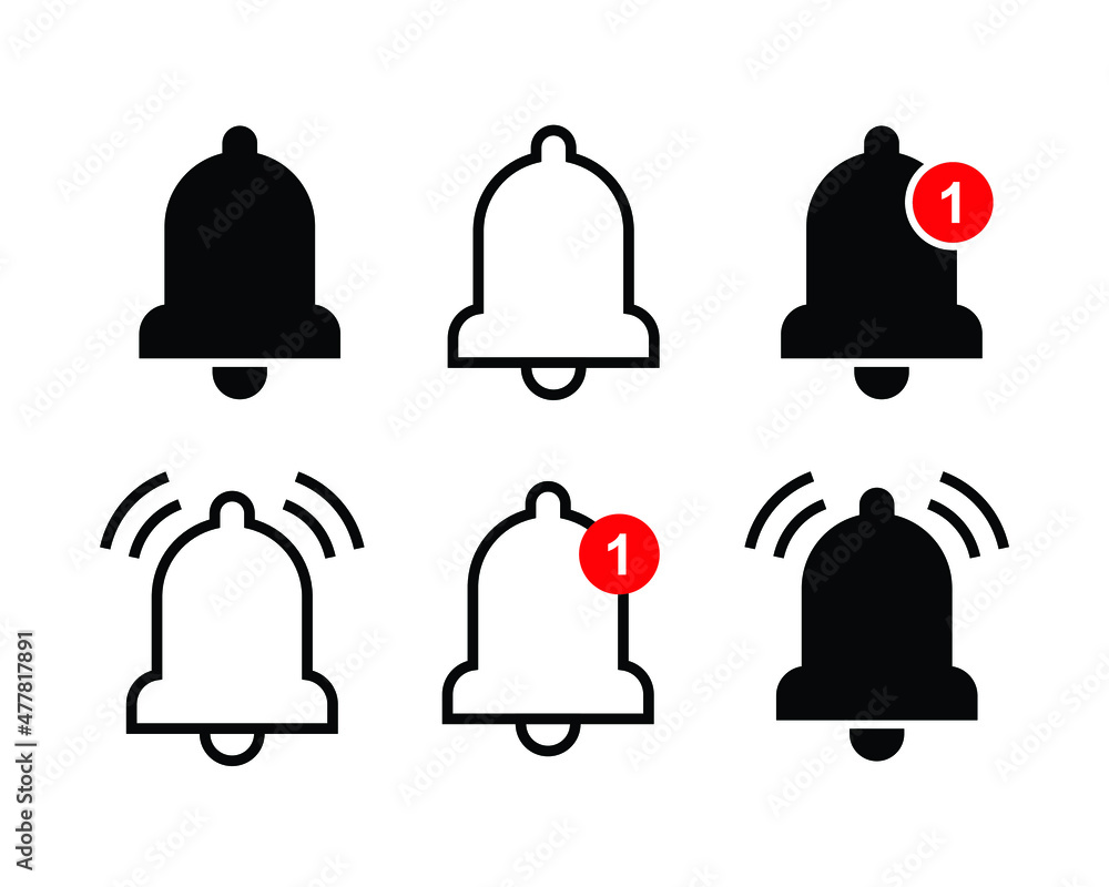 Aufkleber a simple element set of the notification illustrations. minimalist design in various shapes. a desig