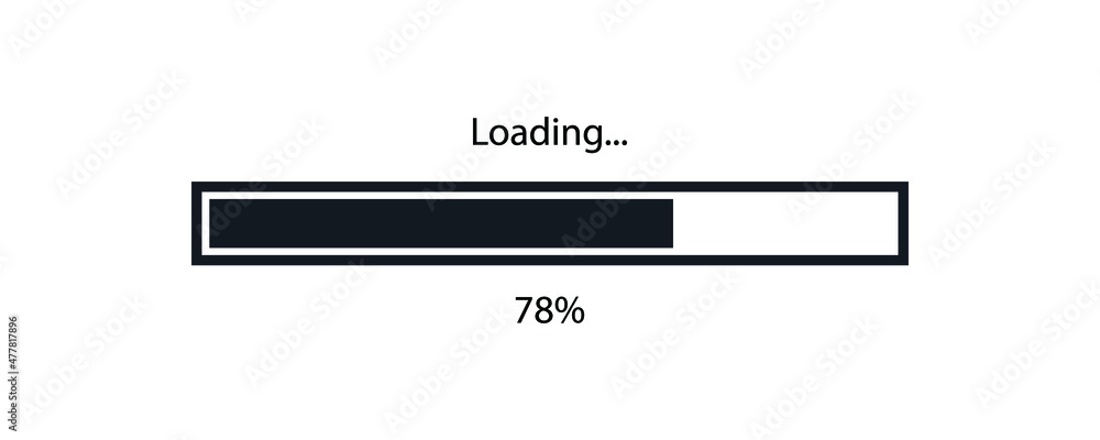 Poster a simple element of the loading illustrations. minimalist design in various shapes. a design for web