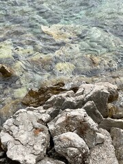 rocks in the sea