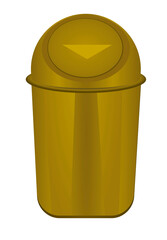 Home recycle bin. vector illustration