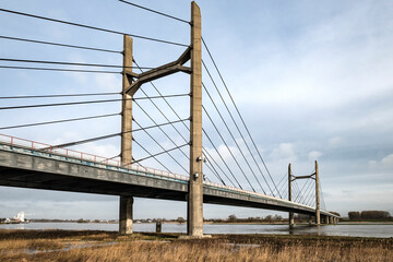 Molenbrug over de IJssel bij Kampen, Overijssel Province, The Netherlands