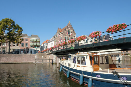 The Peter Bridge in Gorinchem, (Gorkum), South Holland Province, The Netherlands
