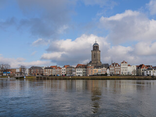 Skyline Deventer, Overijssel province, The Netherlands 