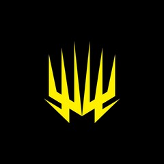 Scratch logo icon design template on dark background.