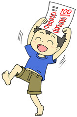 100点　男の子