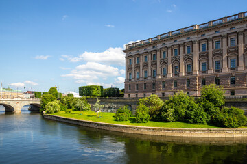 Fototapeta na wymiar View of the old, historic city. Stockholm, Sweden.
