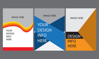 Corporate with creative business flyer design bundle