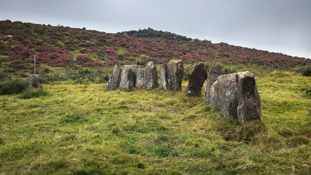 Beautiful Megalithic Cromlech in Galicia, Spain