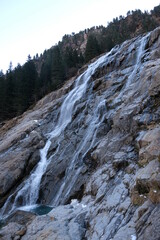 Fototapeta na wymiar Beautiful cascade in Austria
