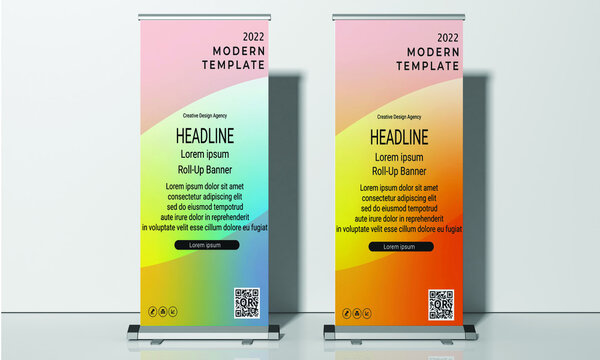 Roll-Up banner (2 Colour)
Dimension : 36 in x 72 in, Bleed : 0.25 in
Colour Mode : CMYK
https://dribbble.com/Porshianowrin