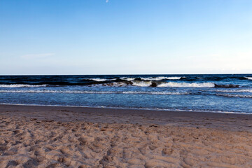 cold Baltic sea in August
