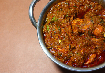 Tawa chicken boneless in a bowl