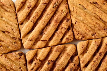 choco chip cookie texture background