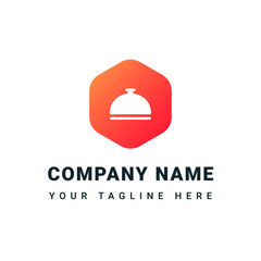 Food service logo, restaurant logo, food logo vector illustration template