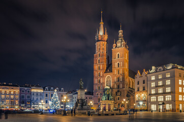 Fototapeta na wymiar Kraków Rynek Główny