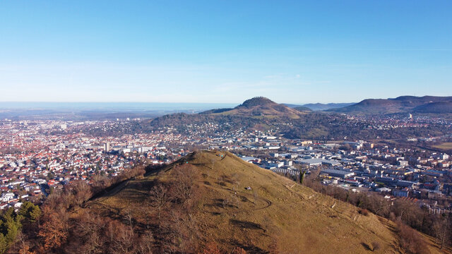Reutlingen mit Georgenberg im Winter