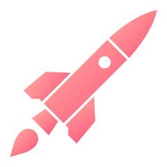 Vector Ballistic Glyph Gradient Icon Design