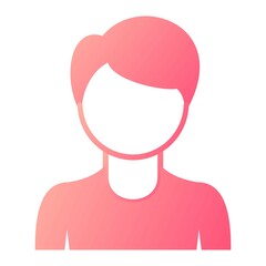  Vector User Glyph Gradient Icon Design
