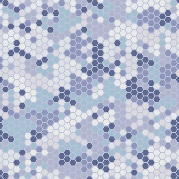 Seamless Digital Urban Police Camo Texture For Army Or Hunting Textile Print