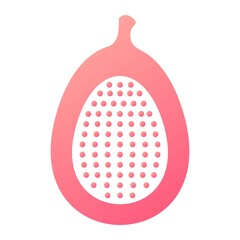 Vector Fig Glyph Gradient Icon Design