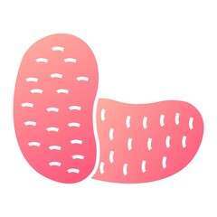  Vector Potato Glyph Gradient Icon Design