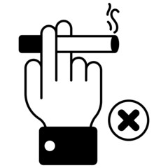 e-cigarettes should be banned Concept, retailers selling cigarettes Vector Icon Design, No Tobacco day Symbol, Quit smoking Sign, Cigarette or Smoker Stock Illustration