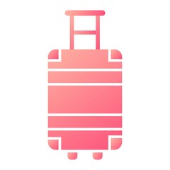  Vector Travel Bag Glyph Gradient Icon Design