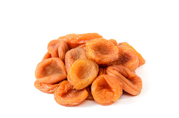 dried apricots in a bunch