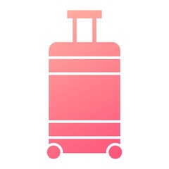 Obraz premium Vector Luggage Glyph Gradient Icon Design