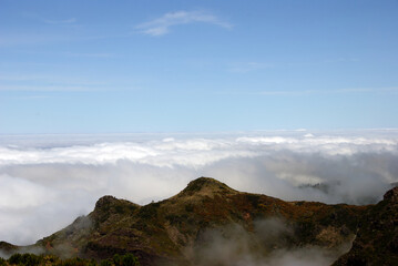 Madeira at the atlantic ozean, view over the clouds, on the way to pico do arieiro (c)WOB