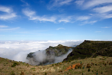 Madeira at the atlantic ozean, view over the clouds, on the way to pico do arieiro (c)WOB