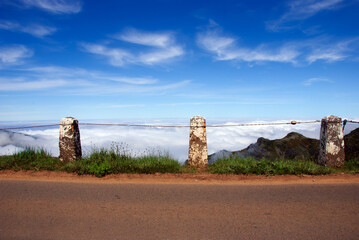 Madeira at the atlantic ozean, road above the clouds(c)WOB