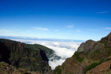 Madeira at the atlantic ozean, view over the clouds, on the way to pico do arieiro (c)WOB
