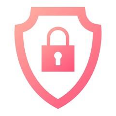  Vector Security Glyph Gradient Icon Design