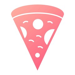 Vector Fast Food Glyph Gradient Icon Design