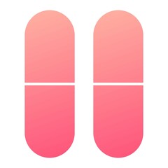 Vector Pills Glyph Gradient Icon Design