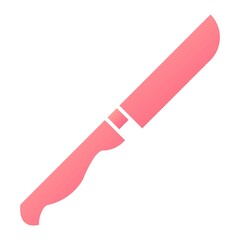  Vector Knife Glyph Gradient Icon Design