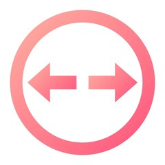 Vector Maximize Glyph Gradient Icon Design