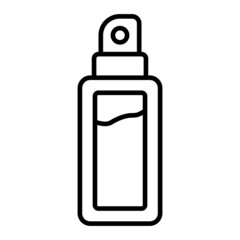 Foundation Vector Outline Icon Isolated On White Background