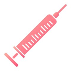Vector Injection Glyph Gradient Icon Design