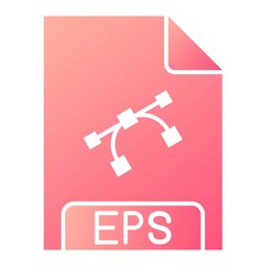  Vector EPS Glyph Gradient Icon Design