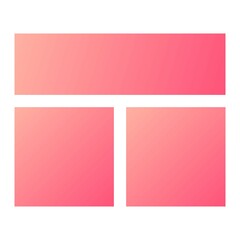 Fototapeta premium Vector Lay Out Glyph Gradient Icon Design