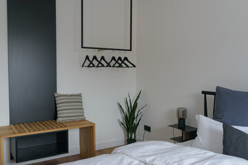 Schlafzimmer in einer Ferienwohnung