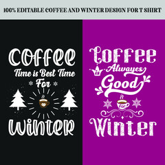 Coffee is always good for winter.