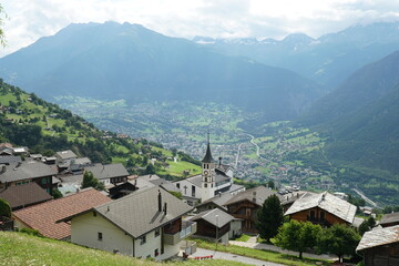 Fototapeta na wymiar Swiss Village 